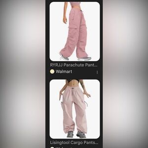 PINK Victoria's Secret cargo Olive Pants/new with tags